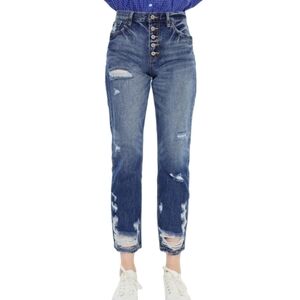 Kancan Distressed Skinny Denim Jeans Size 31